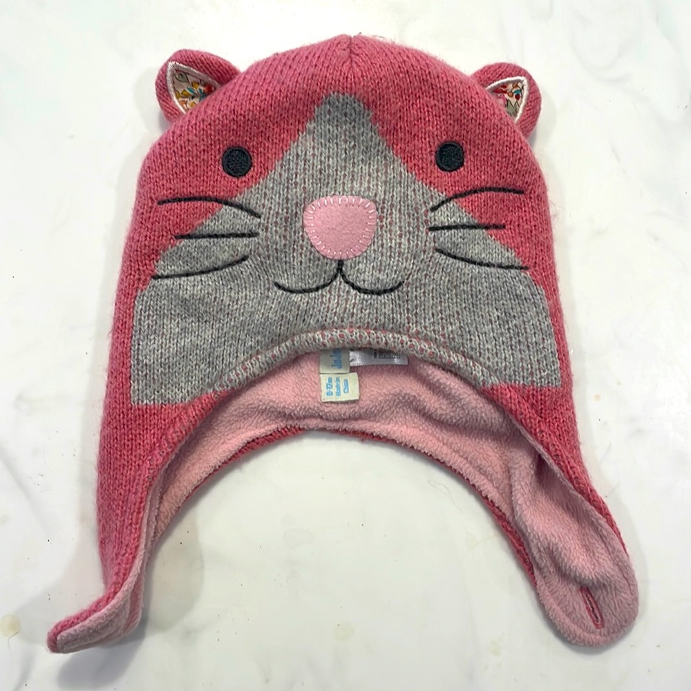 JoJo Maman Bebe kitty cat winter hat